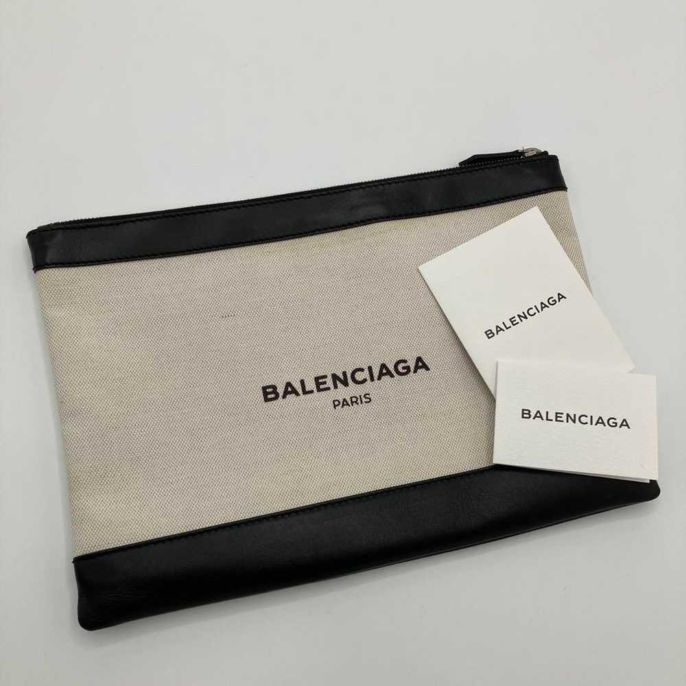 【Beautiful Condition】BALENCIAGA 373834 Canvas Lea… - image 1