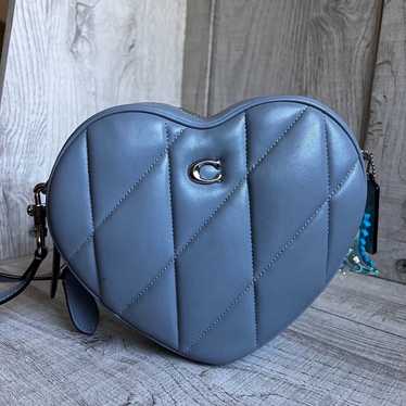 Coach Heart Crossbody With Quilting