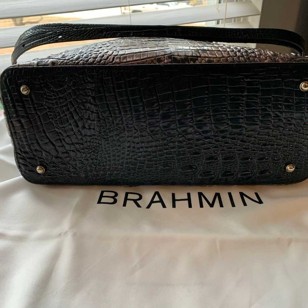 Brahmin Large Duxbury Diamondback Luminary Emboss… - image 4