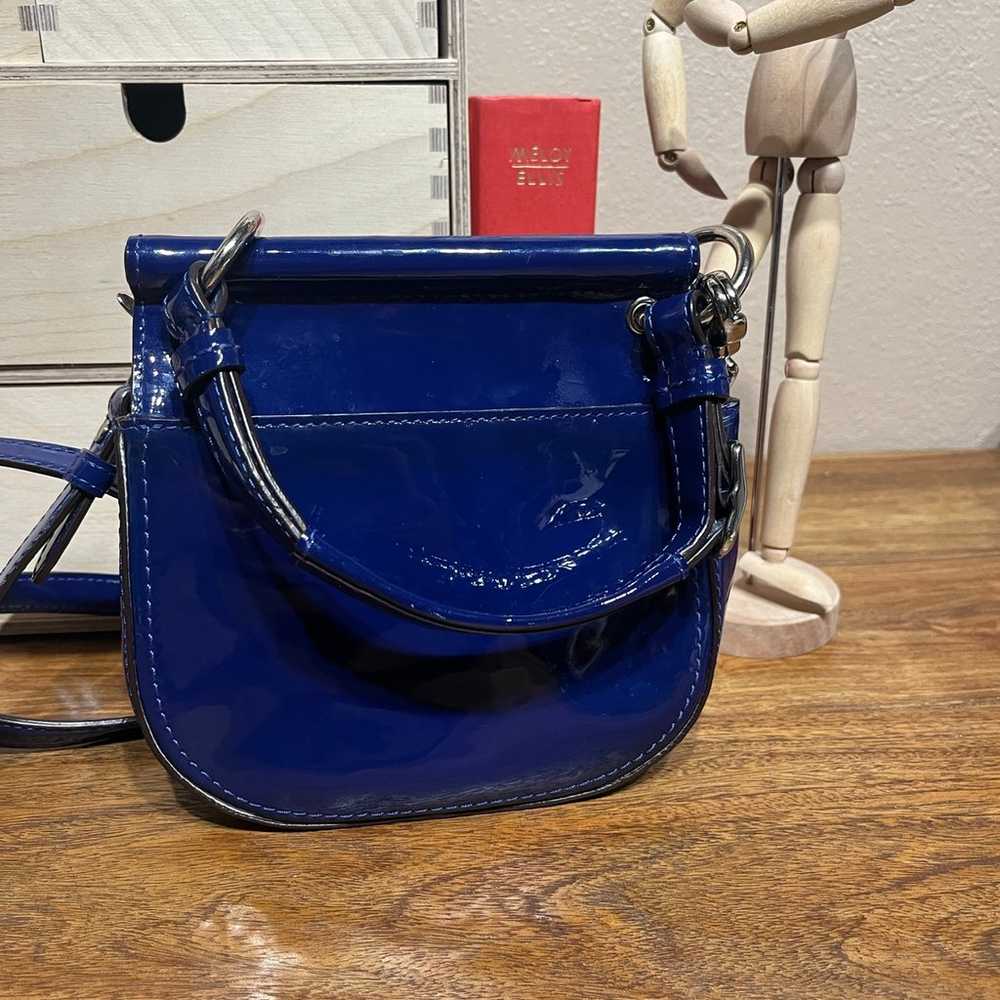 Coach Mini Willis - cobalt blue patent leather - … - image 8