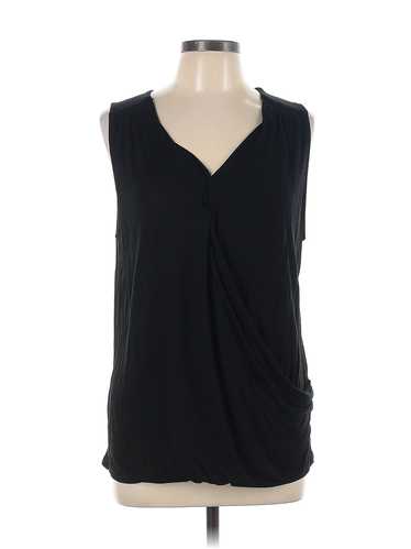 Banana Republic Women Black Sleeveless Blouse L