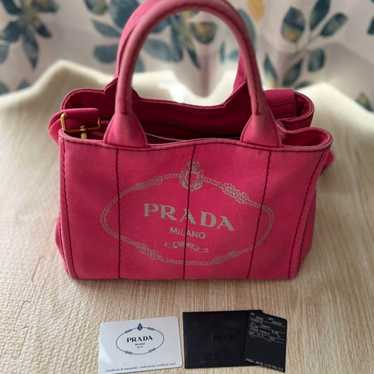 PRADA Canapa Tote SS Pink