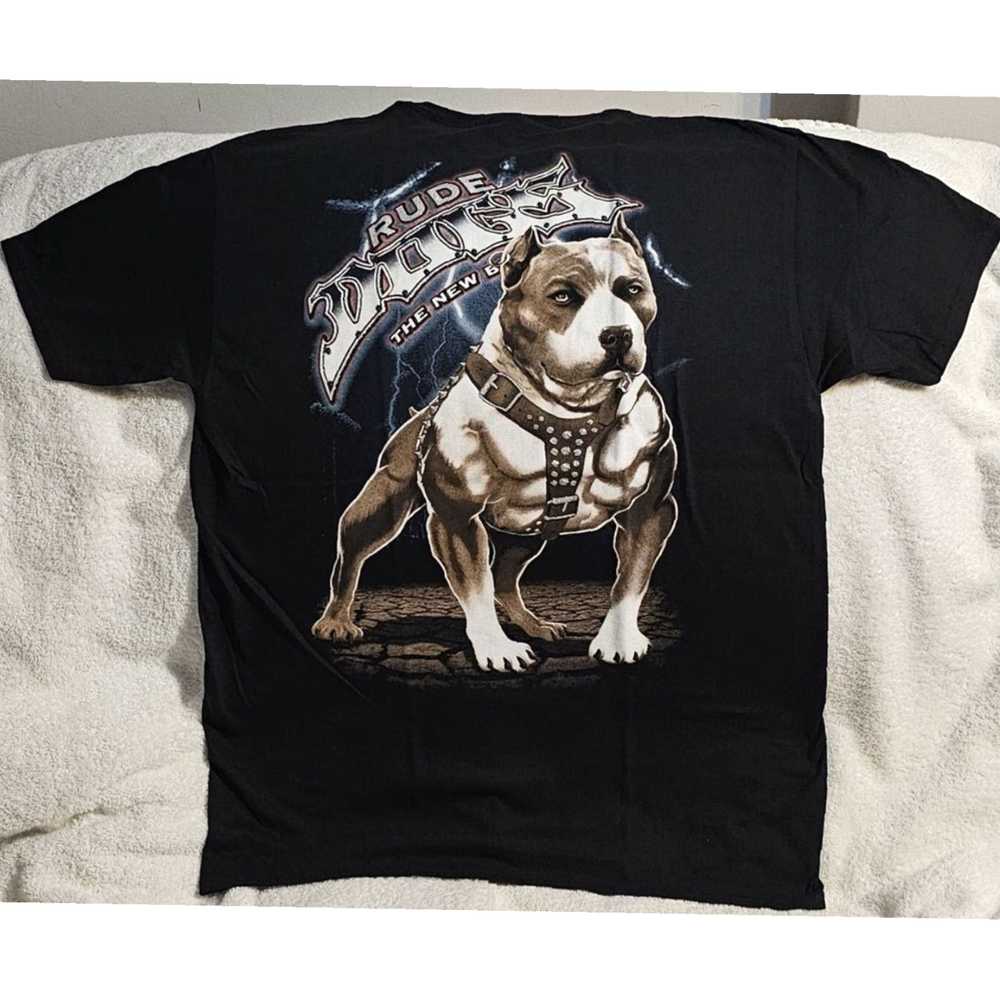 Vintage Pitbull Terrier Spiked Collar Rude Dogs N… - image 1