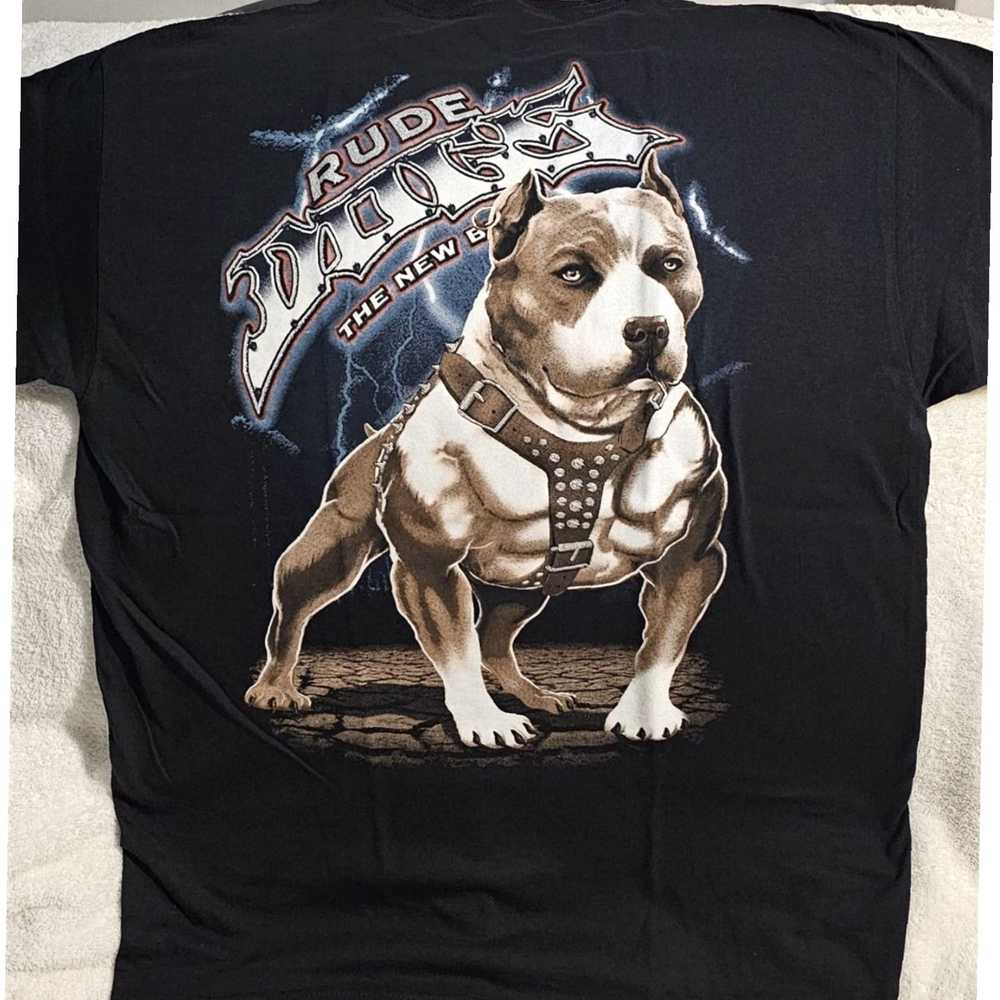 Vintage Pitbull Terrier Spiked Collar Rude Dogs N… - image 2