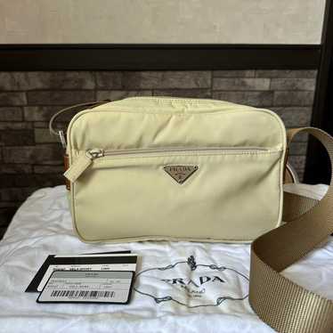 PRADA VELA SPORT LINEN Shoulder Bag BT0167