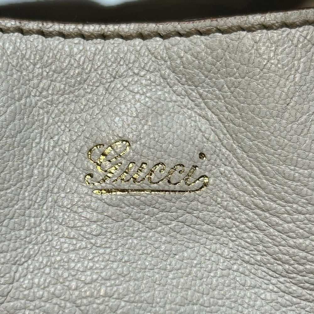 Gucci Capri Ranch Kid Leather Shoulder Bag - image 6