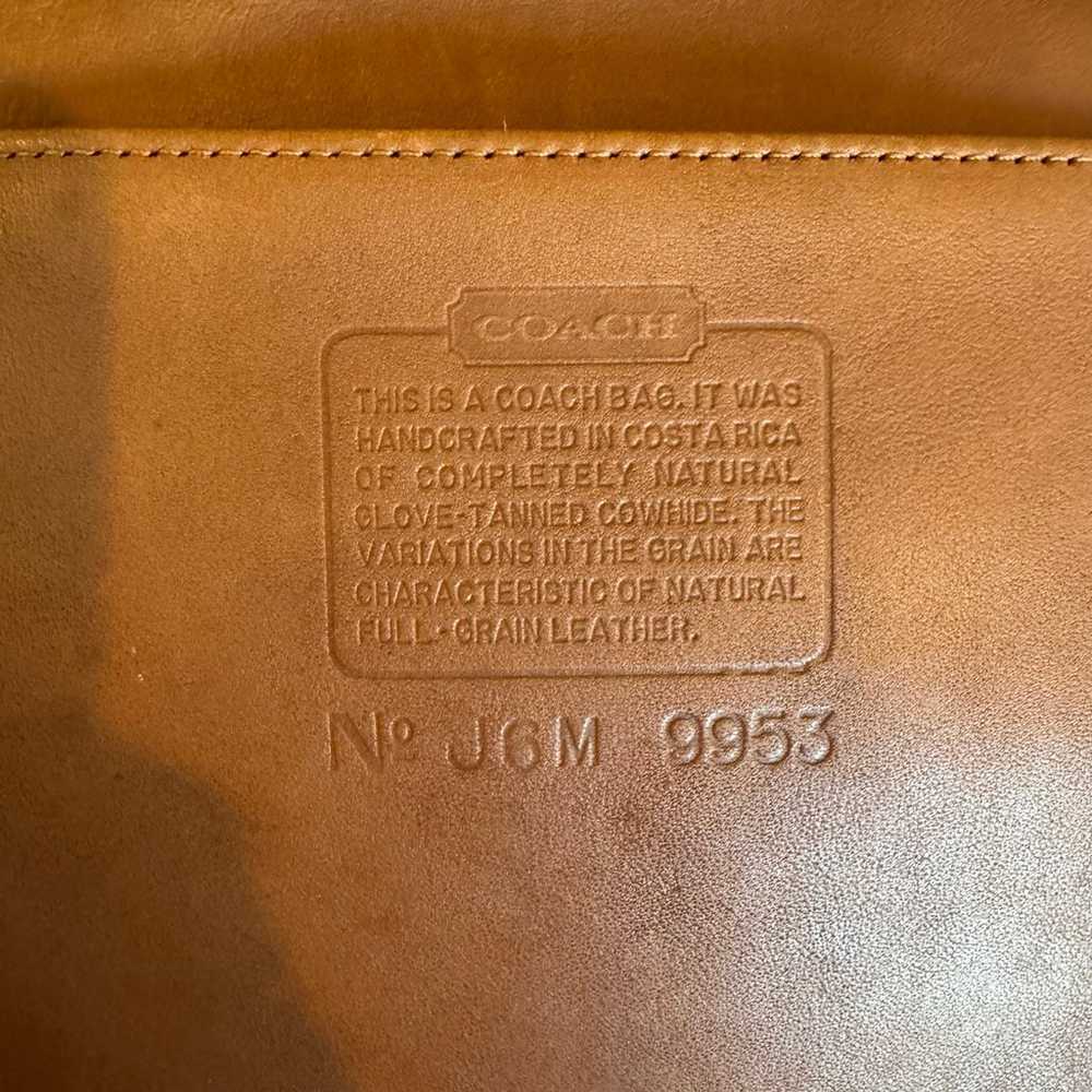 Coach Vintage Sac Duffle Mahogany - image 2