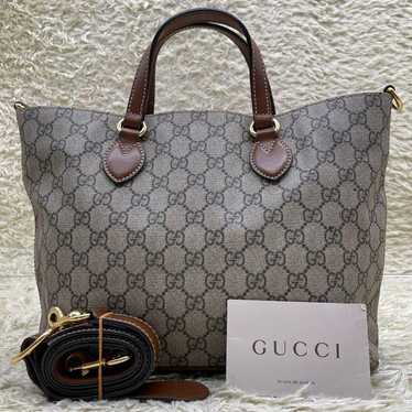 ◆Beautiful Item◆ GUCCI Tote Bag 2way GG Supreme