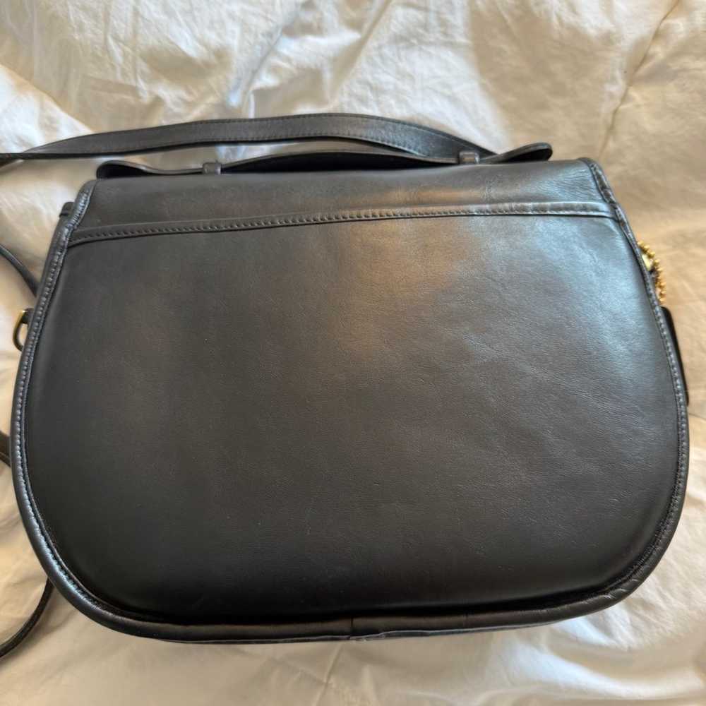 Black Vintage Coach Large Plaza Bag (Style Number… - image 2