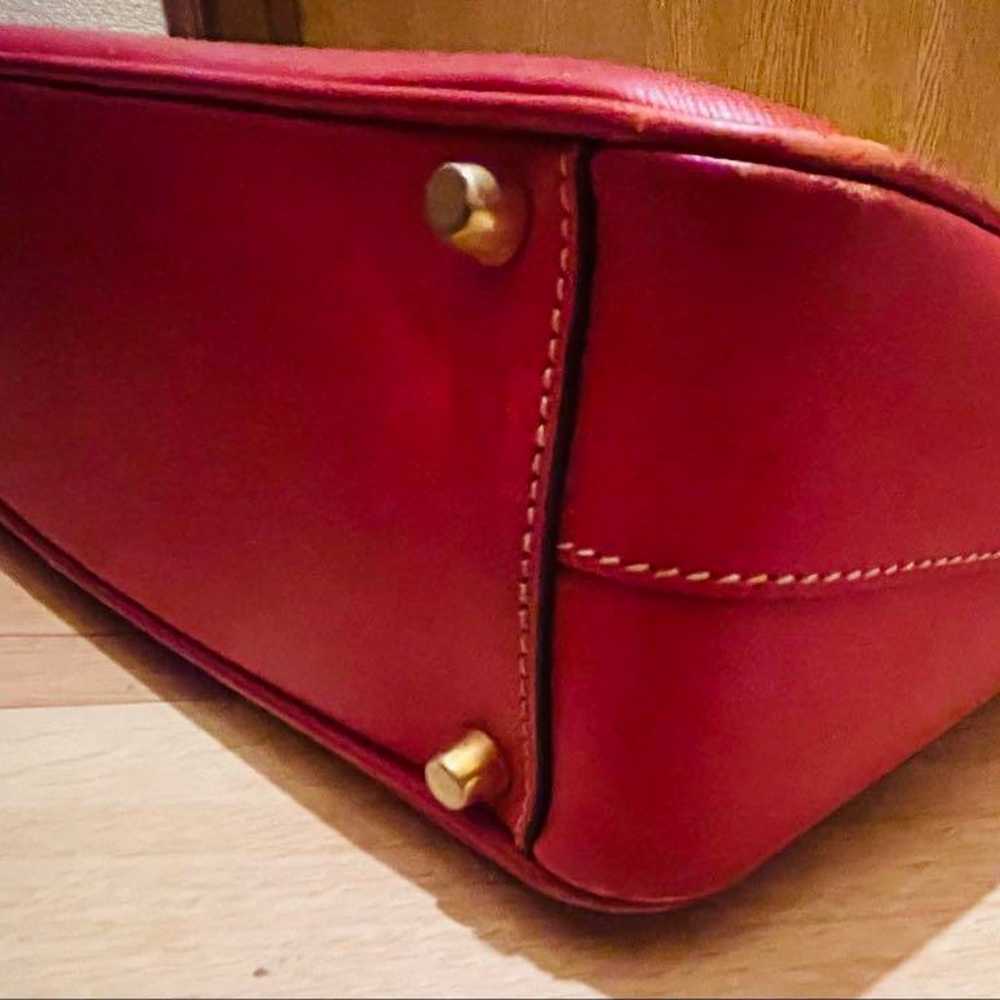 PRADA⭐️ Genuine Leather Shoulder Bag Square - Red - image 10