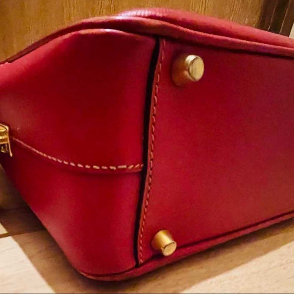 PRADA⭐️ Genuine Leather Shoulder Bag Square - Red - image 9