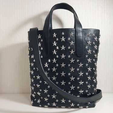 Jimmy Choo Sofia N/S Star Studs 2way Bag Leather … - image 1