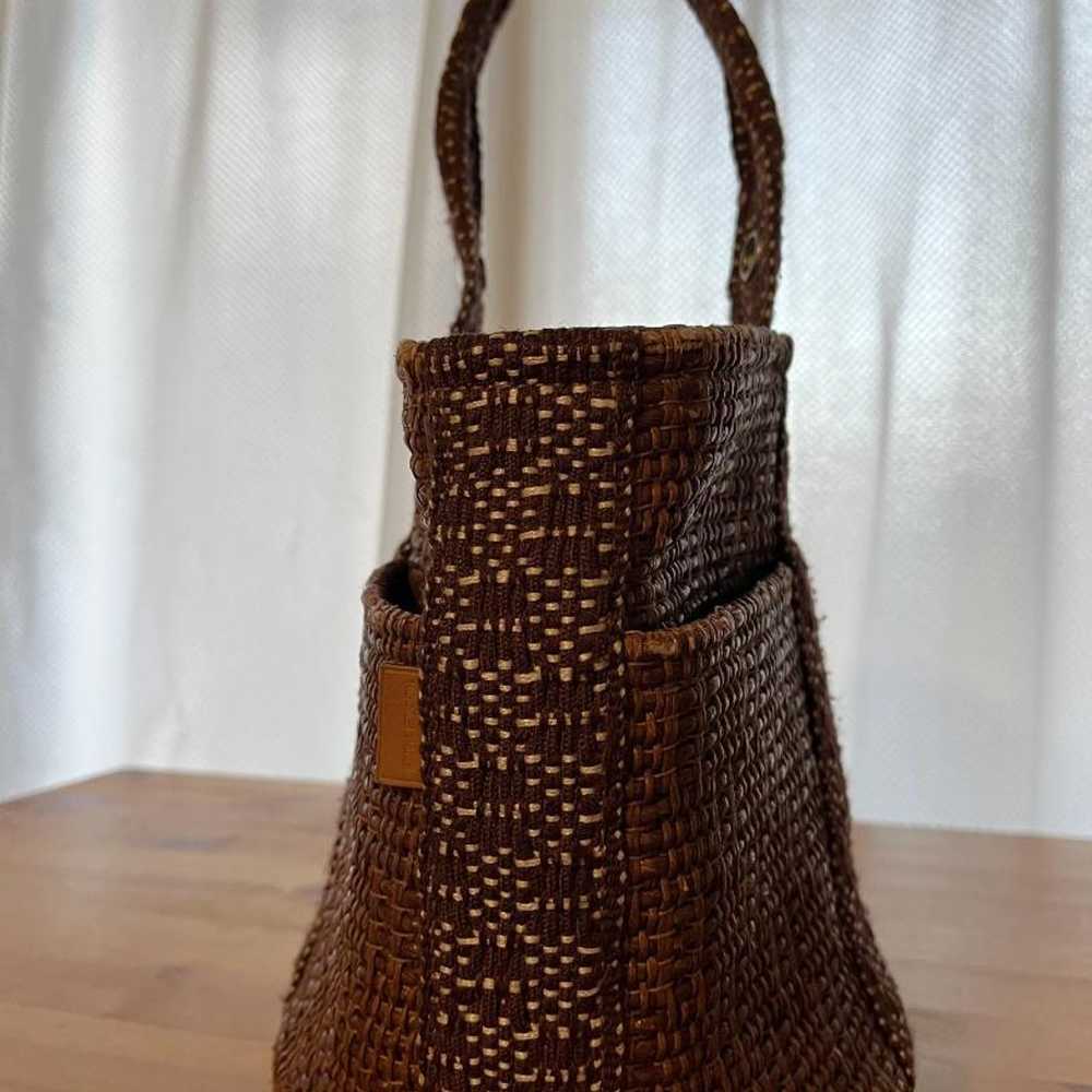 HERMES Hermes Tamour PM Bucket Bag Brown Cellulose - image 2