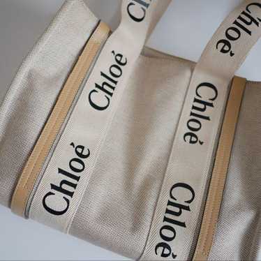 Chloé Canvas Tote Bag Woody