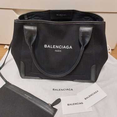 BALENCIAGA Cabas S Black Canvas