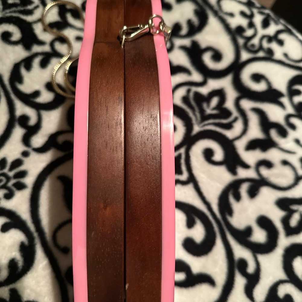 Rare 2017 Kate Spade wooden purse - image 5