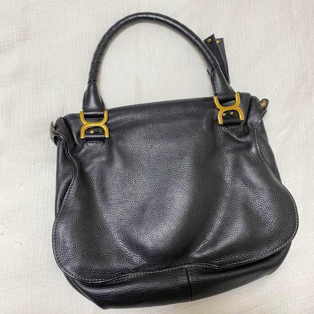 Chloe Marcy Black Handbag 2Way Bag【Excellent Cond… - image 4