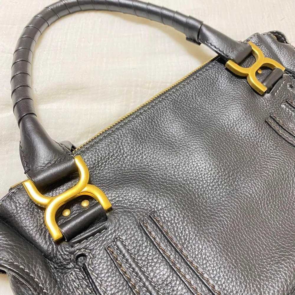 Chloe Marcy Black Handbag 2Way Bag【Excellent Cond… - image 7