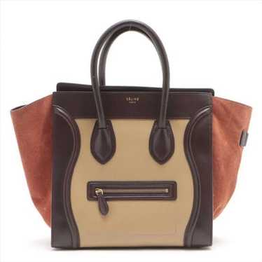 CELINE Luggage Bag Bicolor