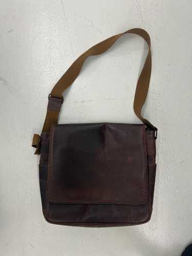 Designer Levinson Leather Goods Messenger Bag - Du