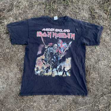 Band Tees × Iron Maiden × Vintage Vintage Y2K Thr… - image 1