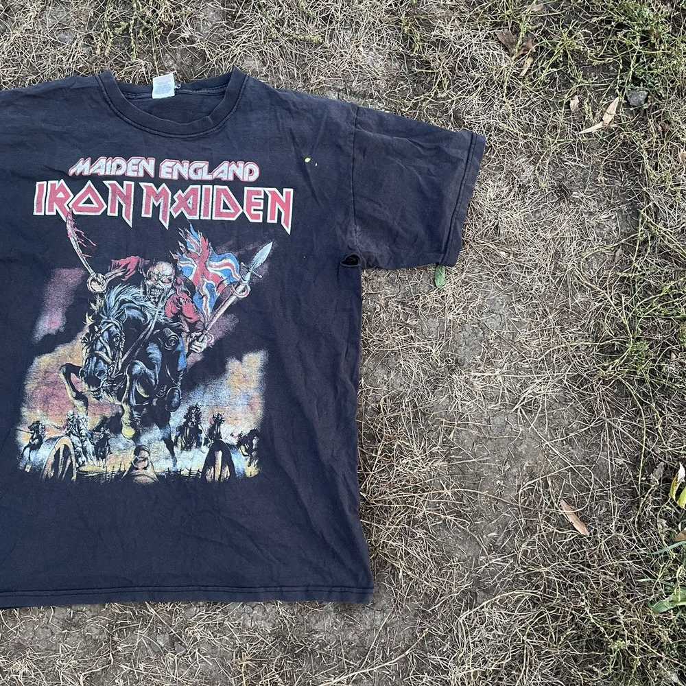 Band Tees × Iron Maiden × Vintage Vintage Y2K Thr… - image 2