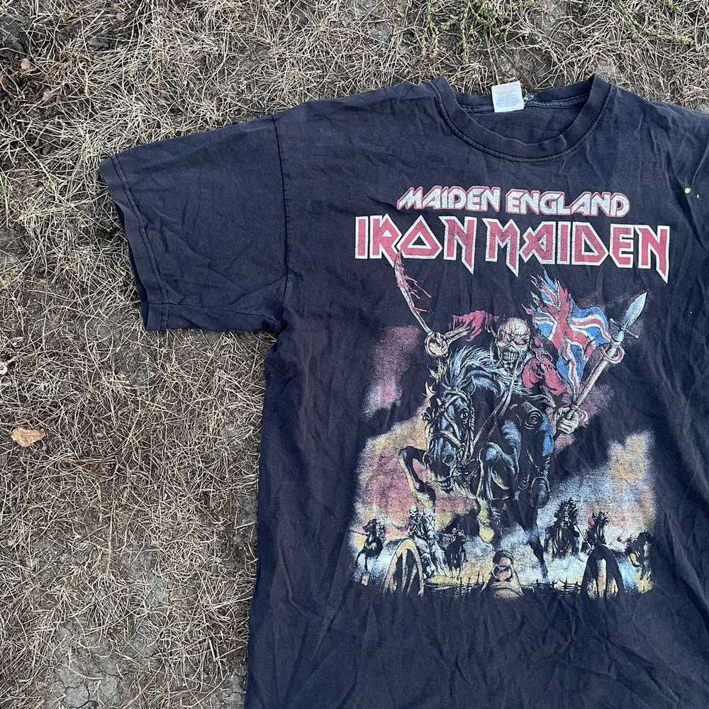 Band Tees × Iron Maiden × Vintage Vintage Y2K Thr… - image 3