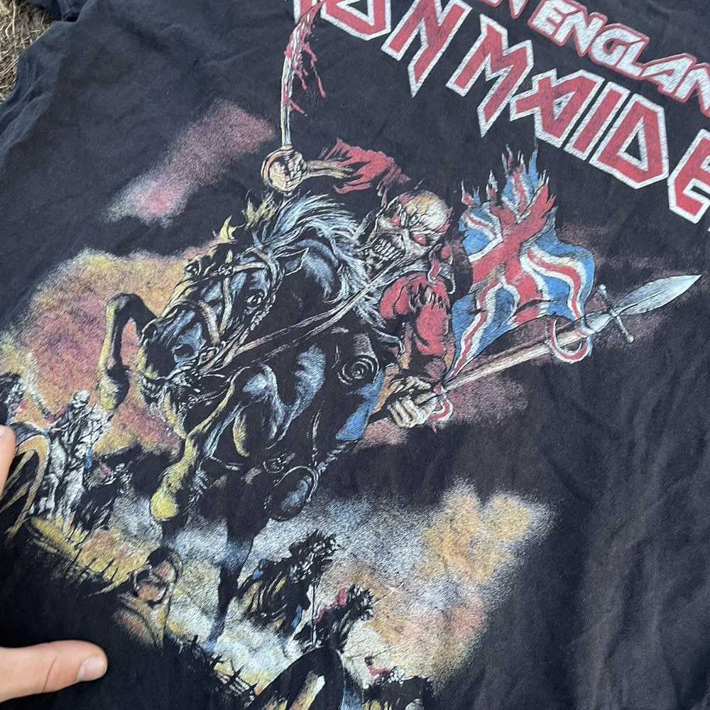 Band Tees × Iron Maiden × Vintage Vintage Y2K Thr… - image 7