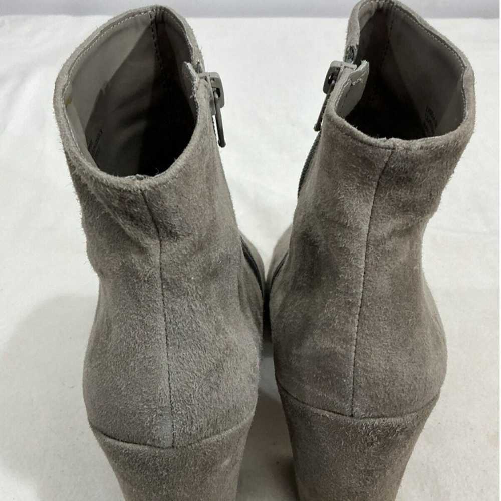 Womans Steven By Steve Madden Liddia Gray Suede A… - image 5