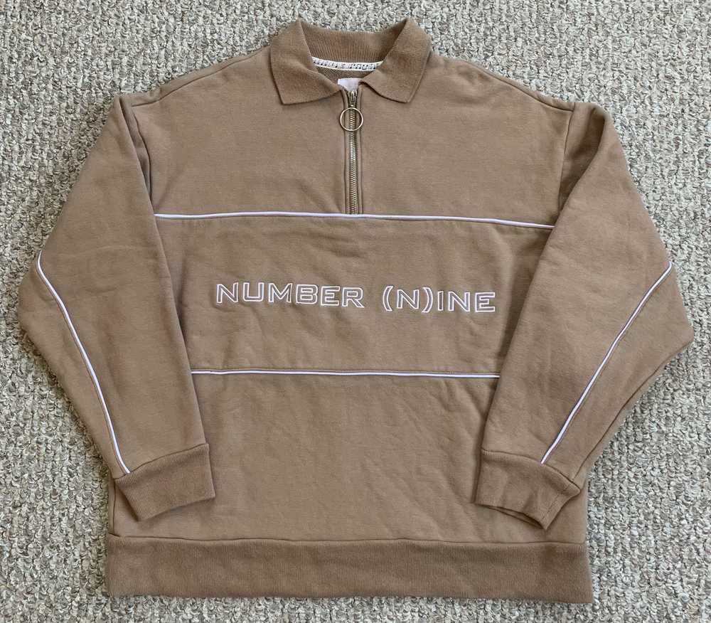 Number (N)ine Number (N)ine Logo Quarter Zip Swea… - image 1