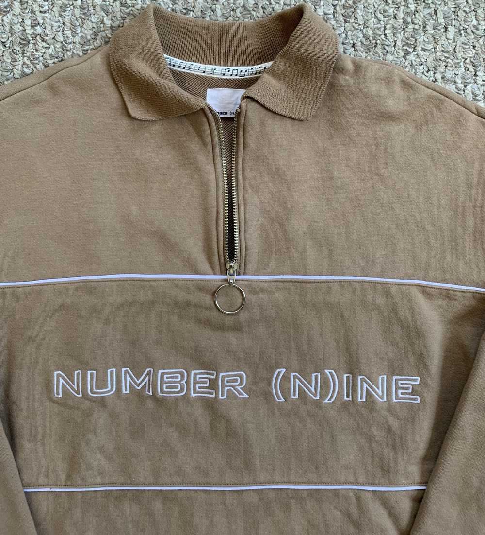 Number (N)ine Number (N)ine Logo Quarter Zip Swea… - image 2