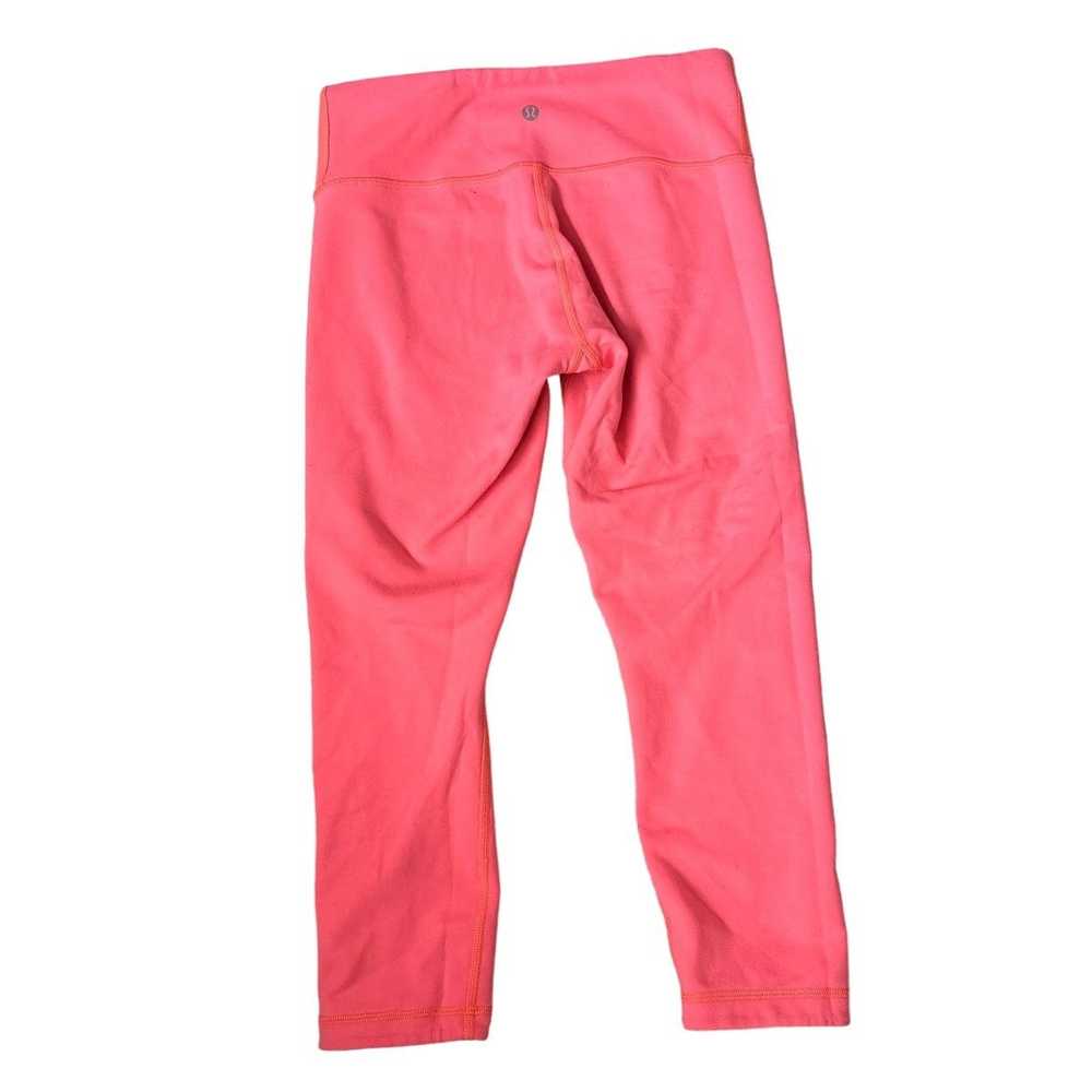 Lululemon Lululemon Neon Pink Grey Reversible Sz … - image 1