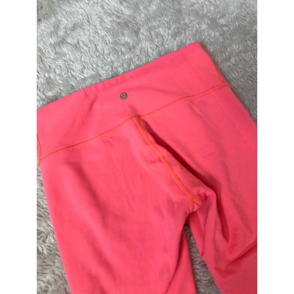 Lululemon Lululemon Neon Pink Grey Reversible Sz … - image 2