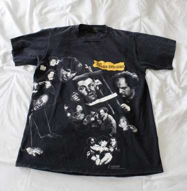 Vintage 1991 Three Stooges All-over Print Tee