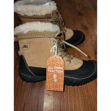 JBU Womens sz 8.5M Brown All Terra Traction Boots… - image 1