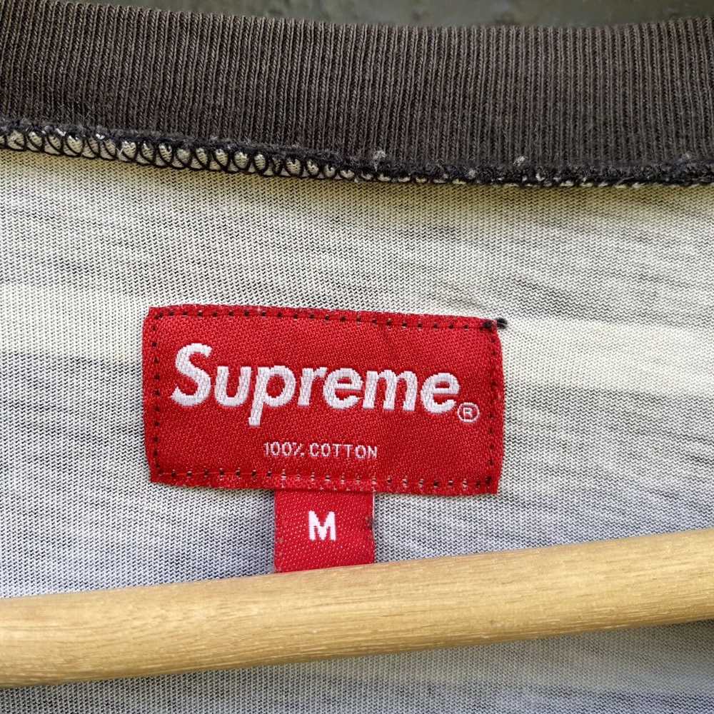 Supreme Faded Supreme Striped Longsleeve T-shirt - image 4