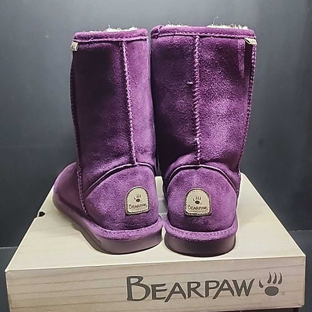 Bearpaw Emma Short Boots Size 10 Med Plum/Purple - image 5