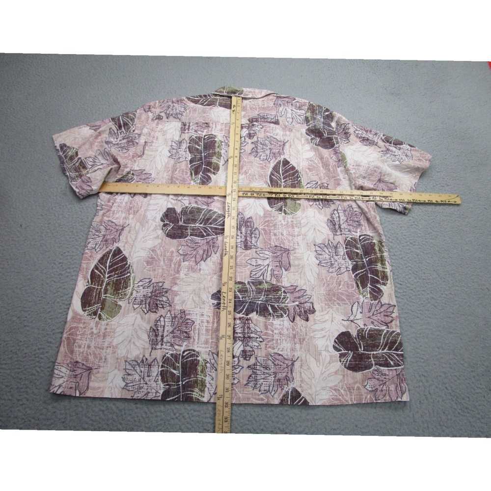 Vintage Purple Floral Hawaiian Camp Beach Shirt f… - image 6