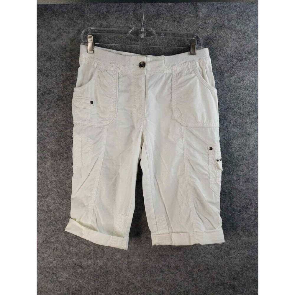 Vintage Chico's Cargo Capri Clamdigger Pants Shor… - image 1