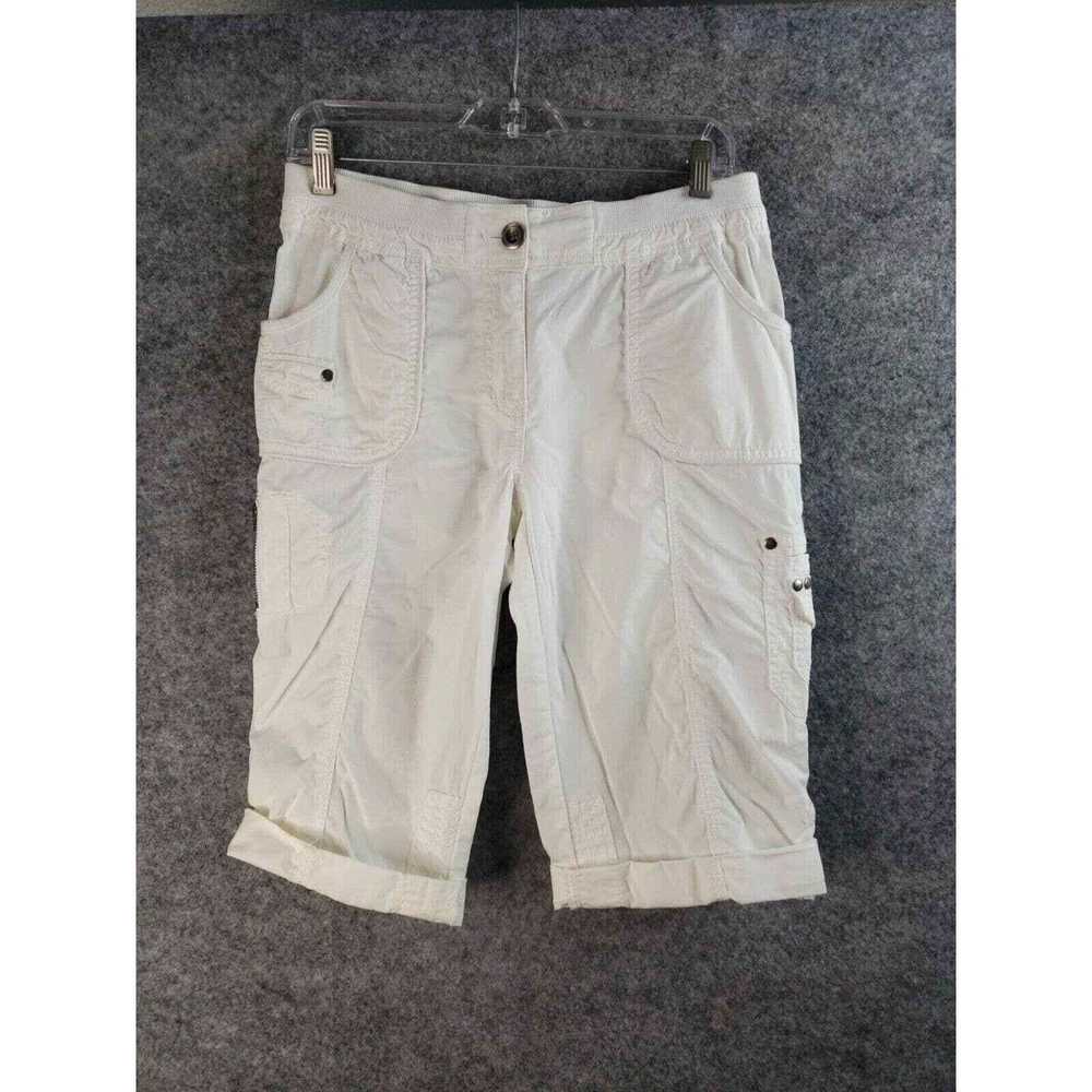 Vintage Chico's Cargo Capri Clamdigger Pants Shor… - image 2