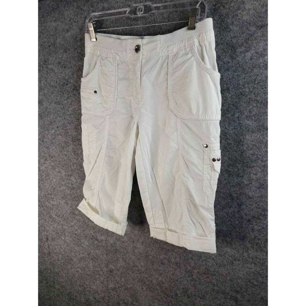 Vintage Chico's Cargo Capri Clamdigger Pants Shor… - image 3