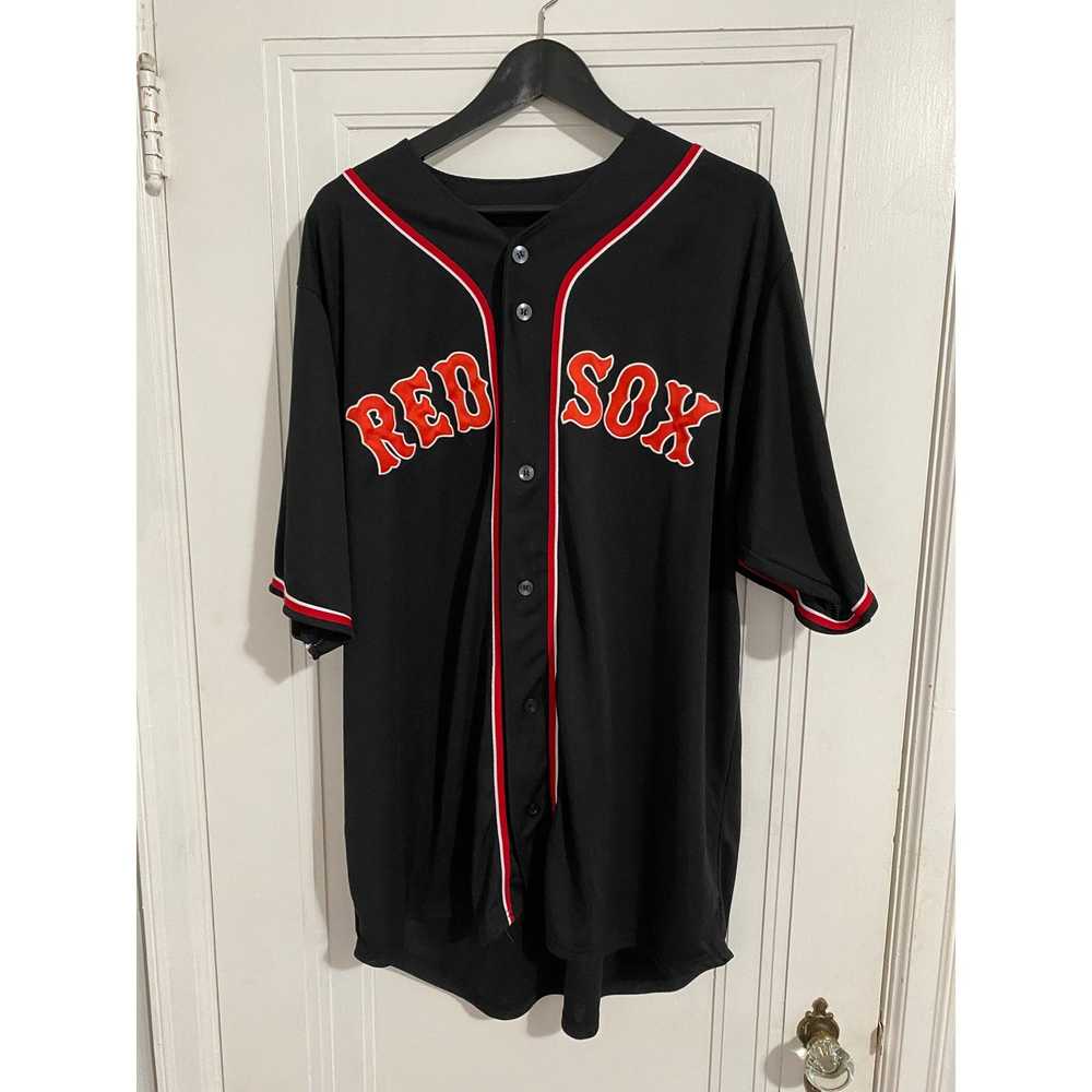 MLB Boston Red Sox Black and Red MLB Baseball Jer… - image 1