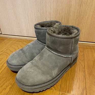 UGG gray sheepskin boots