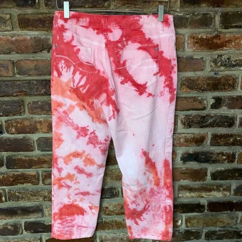 DKNY DKNY Custom Tie Dye Capri Denim Jeans Women'… - image 8