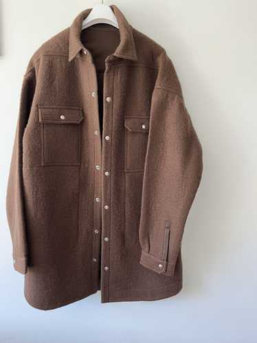 Rick Owens Luxor Oversized wool outershirt