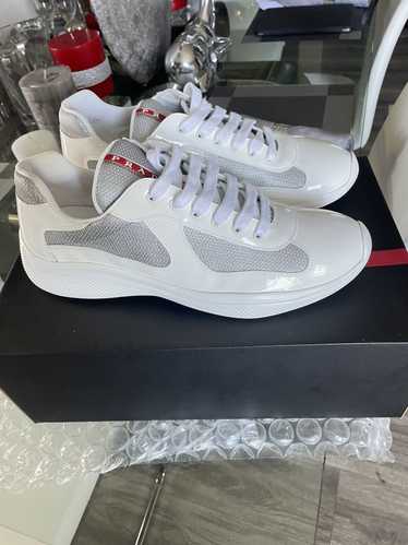 Prada Prada white Americas cup sneakers