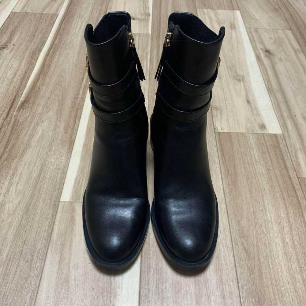 ZARA Buckle Leather Boots Size 35 Genuine Leather… - image 1