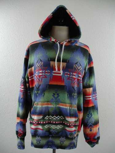 Men's L Polo Ralph Lauren Serape Print Aztec Sout… - image 1