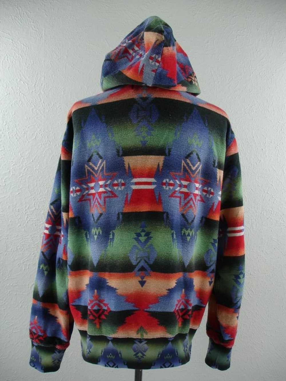 Men's L Polo Ralph Lauren Serape Print Aztec Sout… - image 6