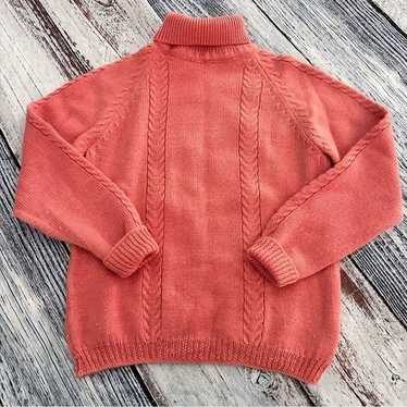 Handmade Vintage Handmade Salmon Pink Wool Turtlen